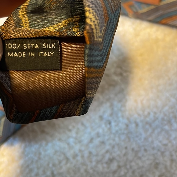 Missoni Cravatte Silk Tie Made in Italy - Picture 6 of 8